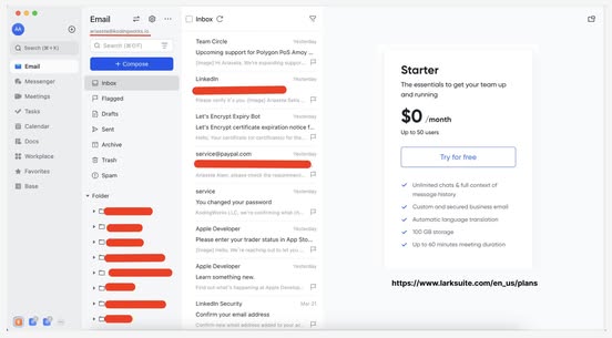 Ilustrasi tim menggunakan email hosting